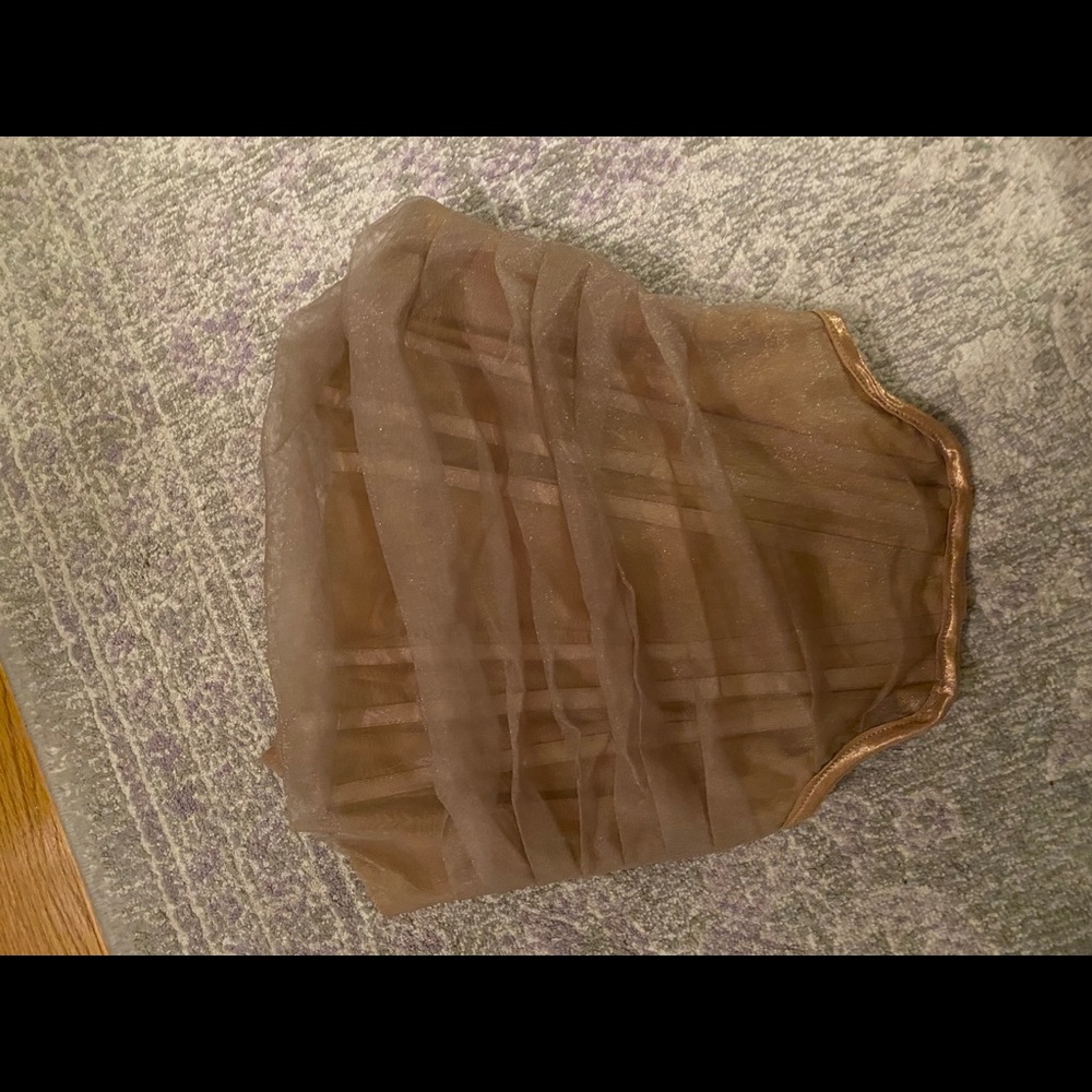 tan corset top